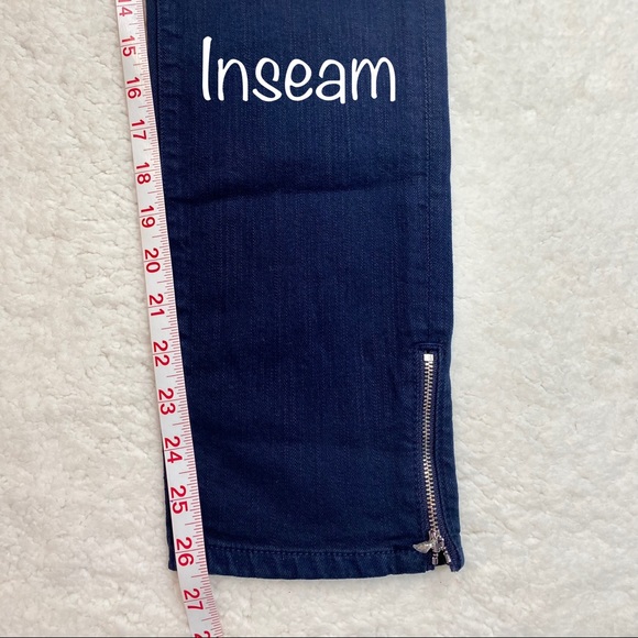 💕HP💕 NWOT Kate Spade Live Colorfully Ankle Zip Skinny Jeans
Size 28 6/Small - Picture 10 of 14